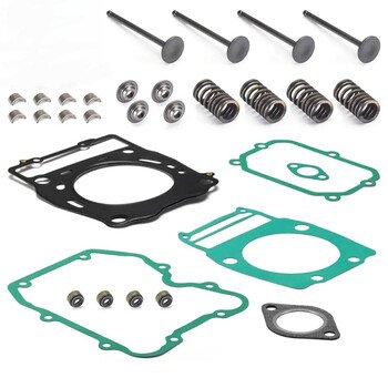 Intake Exhaust Valve Kit w/Gasket for Polaris Sportsman Magnum Scrambler