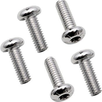 Chrome Front Disk Brake Rotor Bolts for Harley Touring
