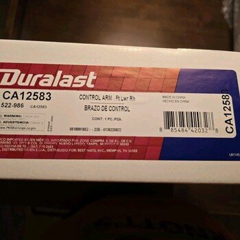 Duralast CA12583 Control Arm (1pc)